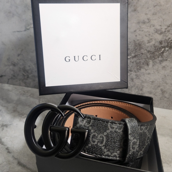 Gucci Black Belt with GG Buckle ✨️🆕️ - Picture 9 of 11